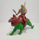 Battle Armor He-Man & Battle Cat 100% Complete Vintage MOTU Masters Of The...