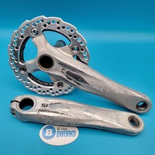 Shimano FC-M552 Hollowtech II Single Speed Crankset Raceface 32t Bash Guard  b9