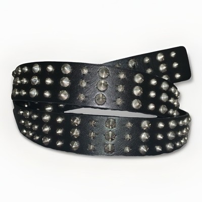 TORRID Goth Leather Belt Spike Studded Punk Size 42 Y2K | eBay