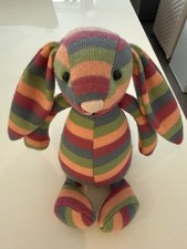 Jellycat Special Edition Natalia Bashful Small Bunny With Dust Bag 2013 Rainbow