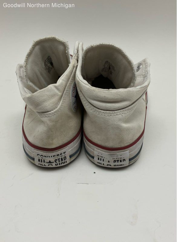 Converse All Star White Solid High Top Sneakers W… - image 3