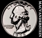 1956 Silver Washington Quarter - Choice Gem Proof  Lustrous  #G8202