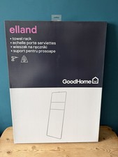 GoodHome Elland Silver Freestanding Towel ladder (W)600mm RRP £38