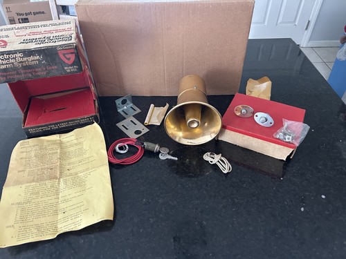 Vintage On-Guard SE-812 Electronic Vehicle Burglar Alarm System Kit In Box