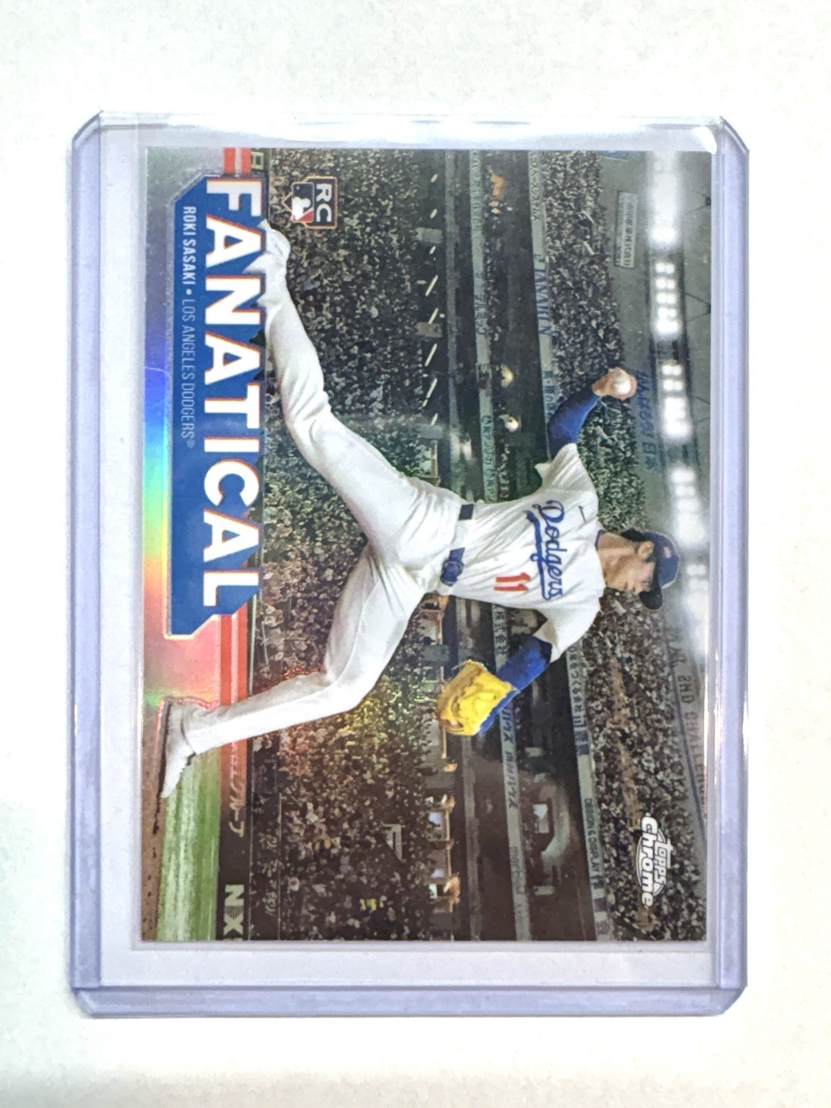 2025 Topps Chrome - Fanatical Roki Sasaki #FAN-21 (RC)