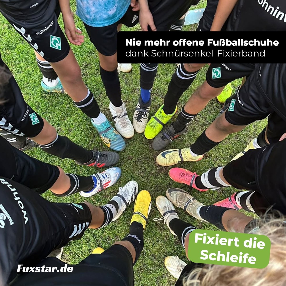 6 Stück Schnürsenkel Fixierband - Für Sportschuhe & Freizeit