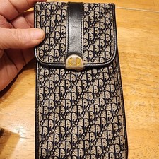 vintage Christian Dior Trotter monogram Glasses case, likely from the 1980s