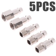 5pcs 1/4" bsp femal/male air compressor connectors quick release fitt.82