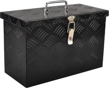 16 Inch Aluminum Truck Bed Tool Box Black16x7.5x10 Truck Car Outdoor Tr 16 Inch Aluminum Truck Bed Tool Box Black16x7.5x10 Truck Car Outdoor Tr