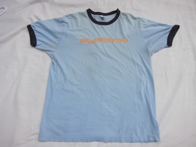 vintage Pixar Systems Department Employee Crew Ringer Shirt adult size large