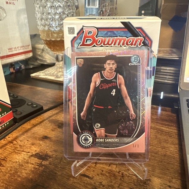 2026 Bowman Basketball Pink Mojo Kobe Sanders RC 1/1