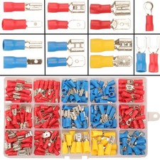 280PCS Crimp Connectors Kit: Male Female Spade, 15 Types Terminals, 2.8-6.3mm