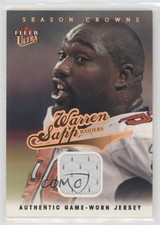 2004 Fleer Ultra Season Crowns Game-Used Copper 24/349 Warren Sapp #30 HOF n1u