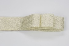 Nastro COTONE PERLA Perlato 15 mm x 25 metri PANNA 0W1T