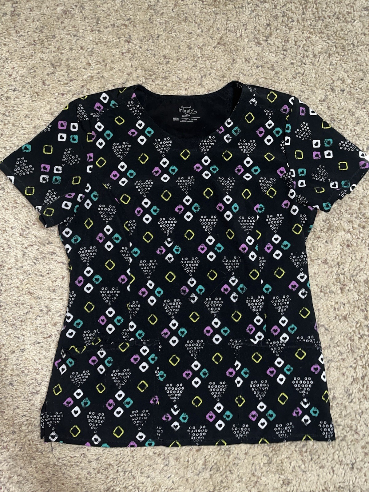 WOMENS CHEROKEE INFINITY MULTICOLOR PATTERN SCRUB… - image 5