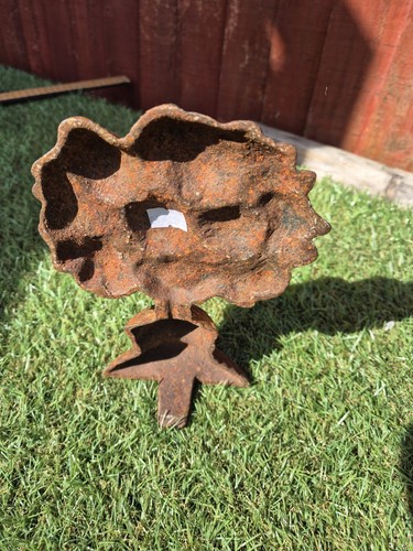 Vintage Cast Iron Door Stop Lemon Tree - Picture 4 of 4