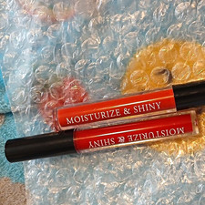 Liquid Lip Gloss 2 Pack Red Orange Shades Moi...