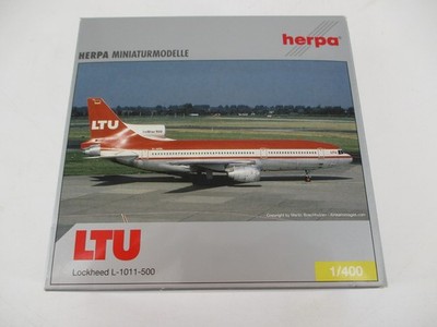 Herpa 1:400 560825 Modellflugzeug Lockheed L-1011-500 LTU in OVP