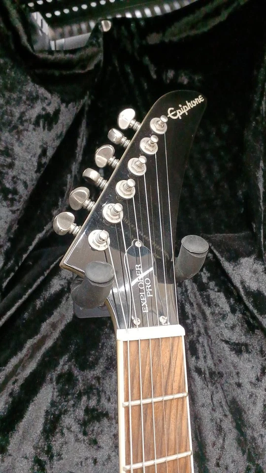 EPIPHONE / Limited Explorer tv silver pro (NO251114) - Image 2 of 4