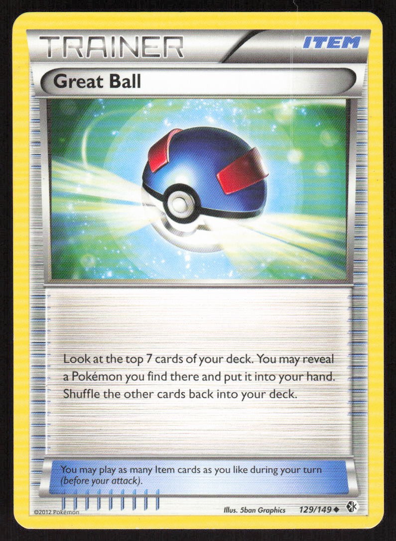 Pokemon Great Ball Uncommon 129/149 Boundaries Crossed LP