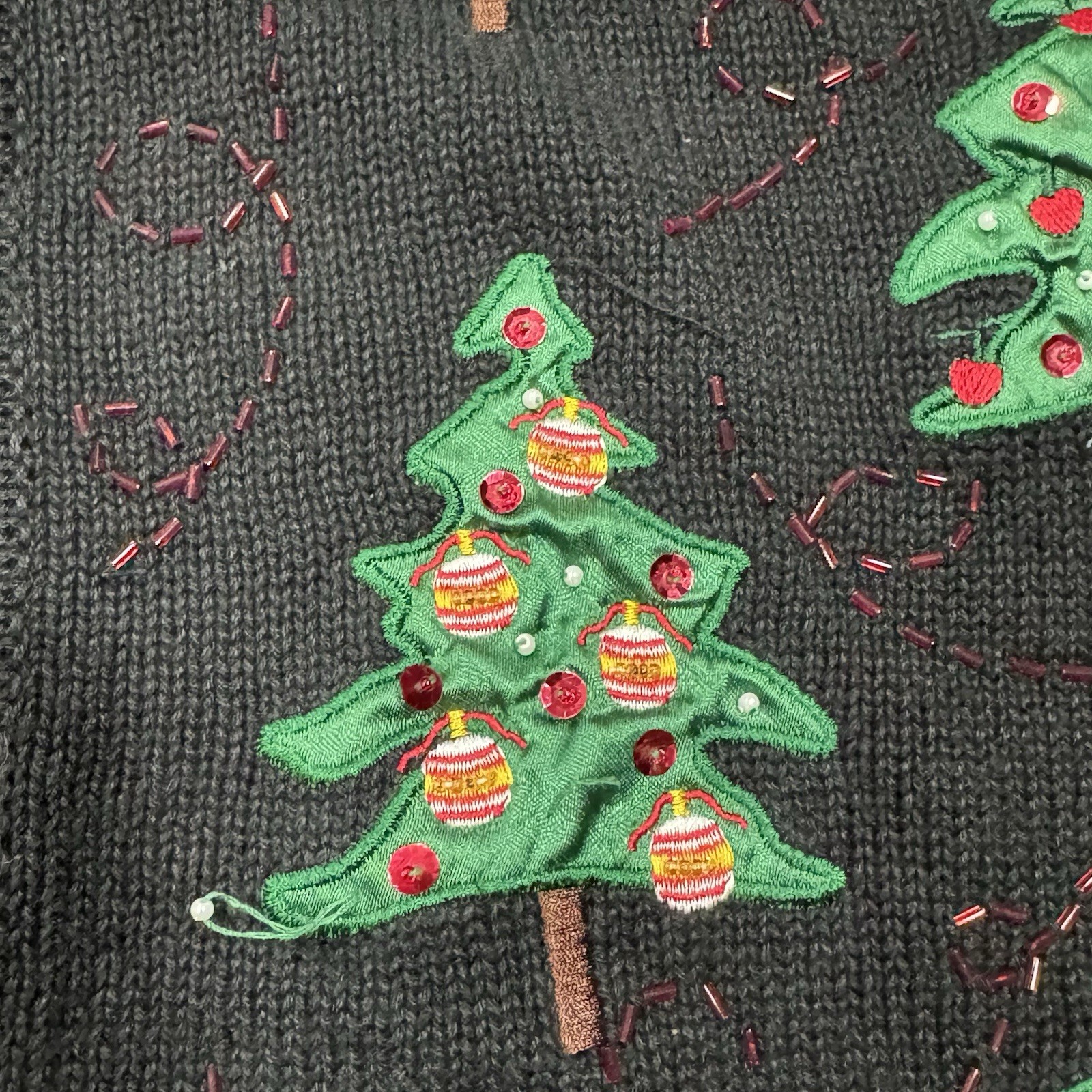 Vintage Basic Editions Holiday Knit Christmas Swe… - image 5