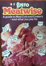 Bisto Meatwise: A Guide to Meat Cuts and Cookery Glossy Paperback VGC