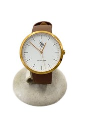 U.S.POLO ASSN. Reloj Cuarzo Negro Excelente JAPÓN