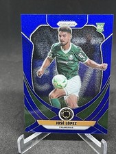 2025 Prizm FIFA World Cup Jose Lopez RC Blue Glitter #57/149 Palmeiras