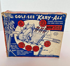 Vintage Golfeez "Kary-All" Golf Cart Caddy Carry-All RARE