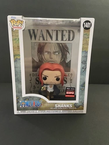 Funko Pop One Piece Wanted Poster Shanks 2024 Entertainment Expo Exclusive 1401