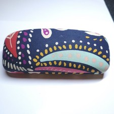 Vera Bradley Hard Clamshell Eyeglass Sunglasses Case Paisley Floral Colorful