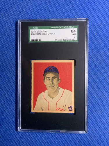 1949 Don Kolloway [Overprint Back] #28