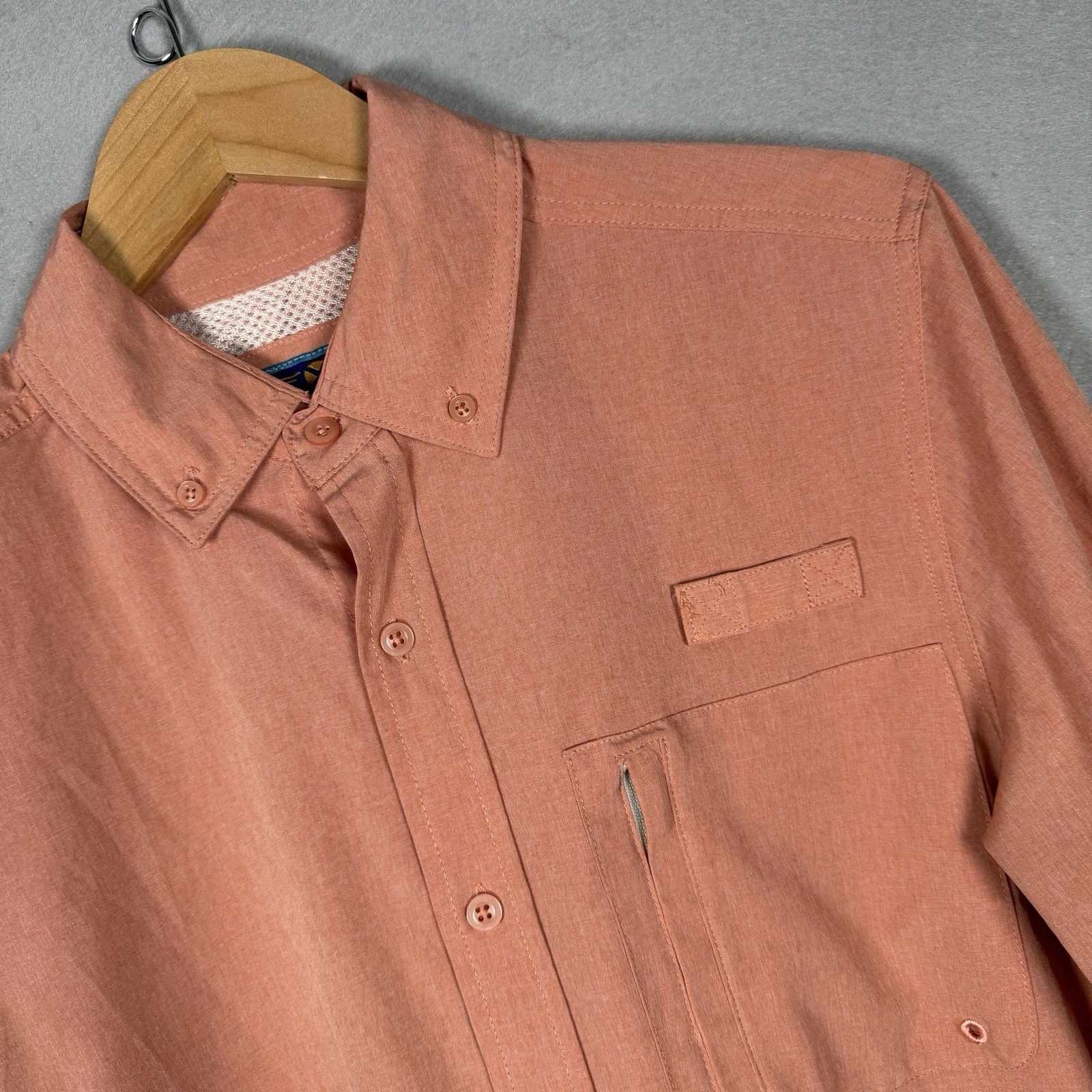 Xcaster Shirt Fishing Long Sleeve Sun Protection Vented Stretch Orange Sz M
Opens in a new window or