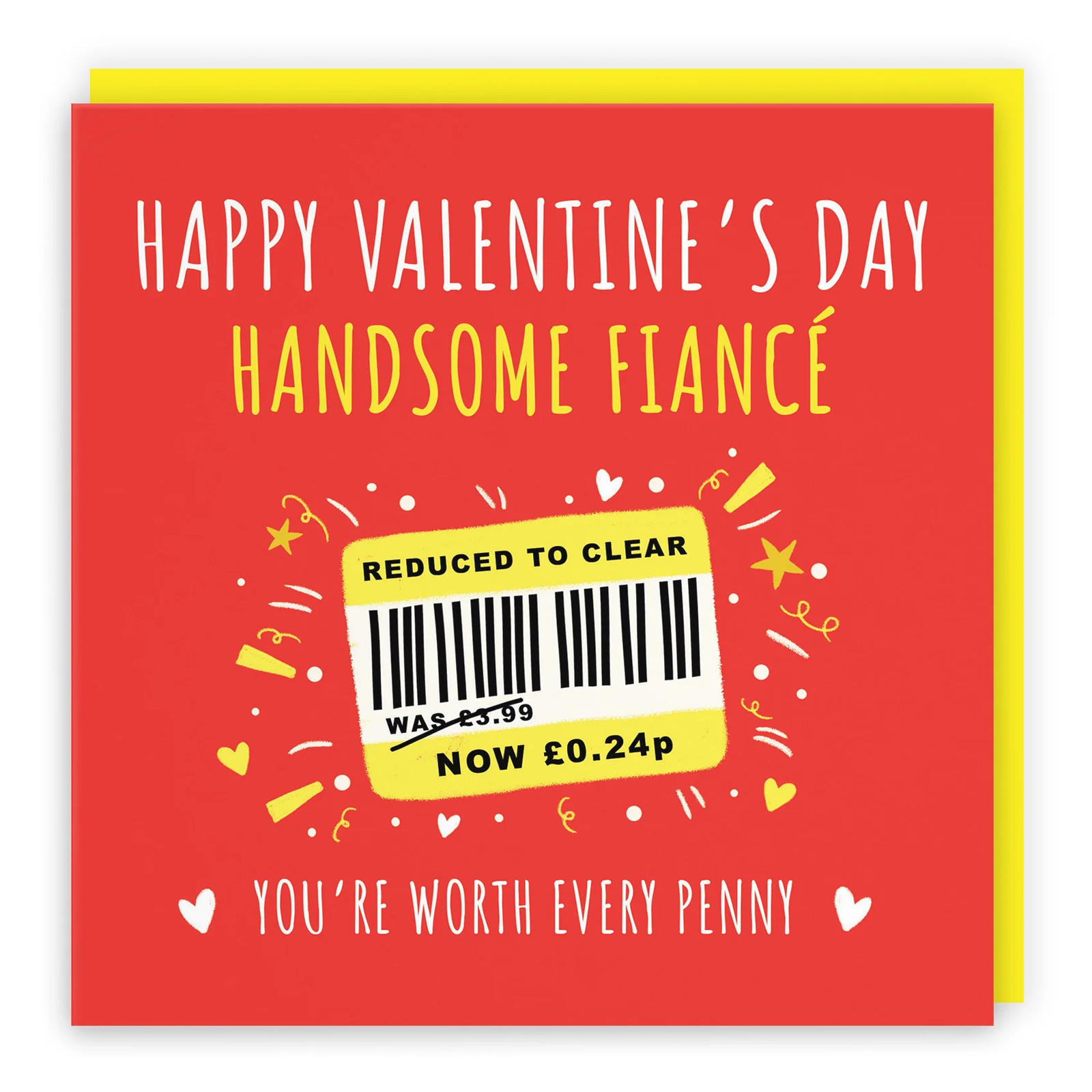 Fiancé Valentine’s Day Card Reduced To Clear Moments