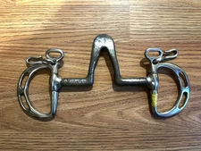 New Reinsman Retired #2157 English Slant back Cathedral Kimberwick Bit 5”