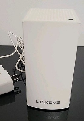 Linksys Velop WHW0101 Dual-Band Intelligent Mesh WiFi 5 Router  W/AC adapter