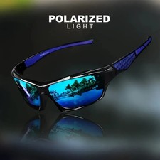 Fashion Polarized Sports Sunglasses UV400 Mirror Lens for Cycling Driving Fishin
