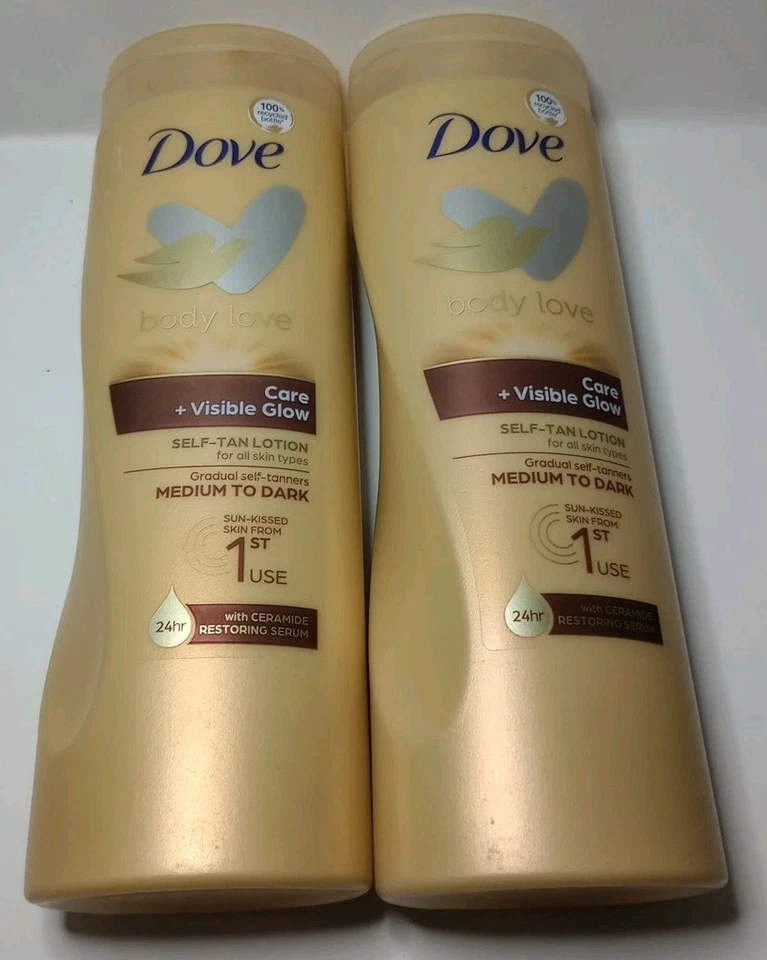 2 Dove Self Tan Lotion For All Skin Types Medium To Dark 400 mL - Image 3 of 4