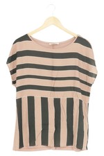 T-shirt donna CARTOON taglia 36/S rosa a righe casual viscosa manica corta