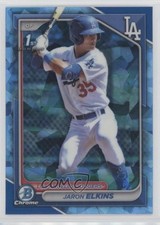 2024 Bowman Sapphire Edition Chrome Prospects Jaron Elkins #BCP-106 0o48