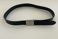 Banana Republic Black Genuine Italian Leather Belt Made in USA Size M