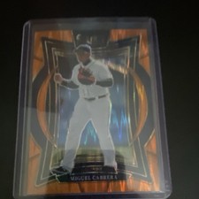 Panini 2025 Select Miguel Cabrera Detroit Tigers Orange Parallel Concourse #67