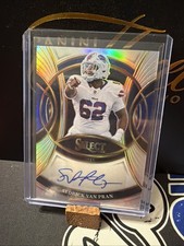 2025 Panini Select - Signatures Sedrick Van Pran #SP-SVN Silver Prizm (AU)