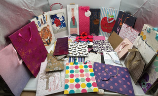 Gift Bag Bundle Mixed Sized Gift Bags Over 25 Bags LM2b