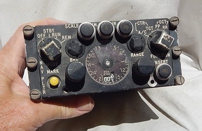 USN Grumman S-2 Tracker Aircraft Pilot's & Aircrew Plotting Board Control