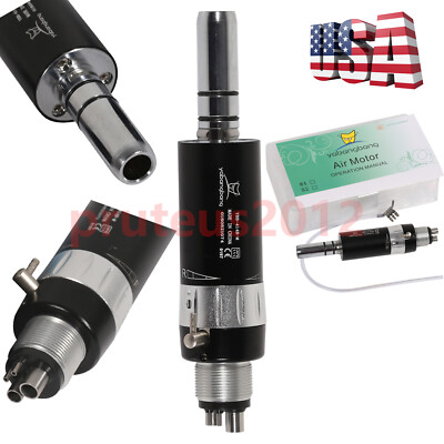 NSK Style Dental Slow Low Speed Handpiece Air Motor Lab E-Type Black hhd
