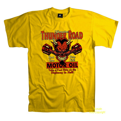 Auto Biker T-Shirt Hot Rod Kustom classic Garage v8 Service Speedshop *1238 gelb