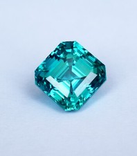 Beautiful Sapphire Ring 30.00Ct D Green Sapphire Radiant Cut Gemstone