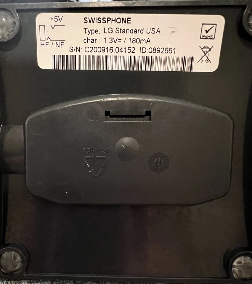 Set of 5 Swissphone LG Standard Charger Base RE DE Hurricane Pagers BASE ONLY - image 3 of 3