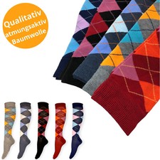6 Paar Kniestrümpfe Socken Damen Mädchen Da...